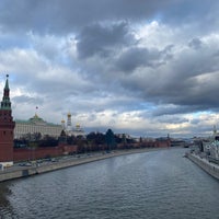 Photo taken at Bolshoy Kamenny Bridge by Anton K. on 11/6/2021