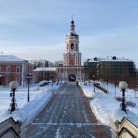 Photo taken at Donskoy Monastery by Anton K. on 12/23/2021
