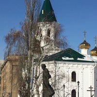 Photo taken at Памятник Ф.М. Достоевскому by Olga T. on 3/16/2017