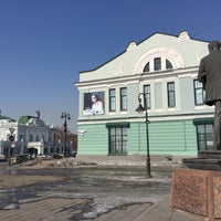 Photo taken at Памятник М. Врубелю by Olga T. on 3/16/2017