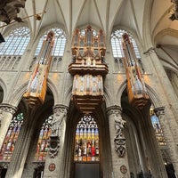 Photo taken at Cathedral of St. Michael and St. Gudula by Ryoh H. on 4/8/2024