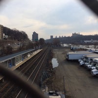 Photo taken at Metro North - University Heights Train Station by Brian H. on 4/13/2014