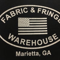 Photo taken at Fabric And Fringe Warehouse by Rachel A. on 12/11/2015
