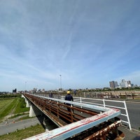 Photo taken at ガス橋 by Hiroshi M. on 5/27/2023