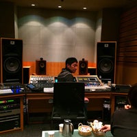 Photo taken at Sony Music Studios Tokyo by toku G. on 2/13/2015