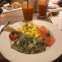 Photo taken at Le Pain Quotidien by Ksenia on 11/23/2017