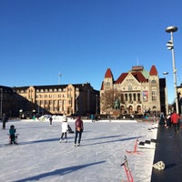 Photo taken at Jääpuisto by Kari A. on 2/13/2016