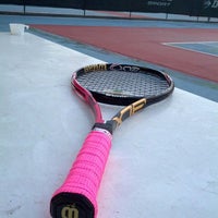 Photo taken at Tennis Court by Ginola O. on 1/11/2014