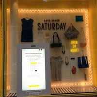 Photo taken at Kate Spade Saturday 24 Hour Window Shop by Kristine Y. on 6/12/2013