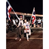 Photo taken at Lat Phrao Square Rally Site by aUuuu+ N. on 1/13/2014