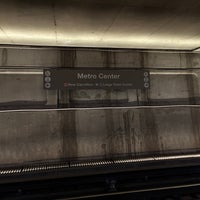 Photo taken at Metro Center Metro Station by Mike F. on 4/9/2024