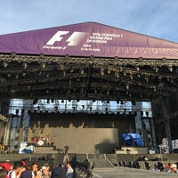 Photo taken at Stage of Formula 1 - Pharell Williams Concert Baku by Ali Ç. on 6/19/2016