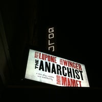 Photo taken at The Anarchist at the Golden Theatre by Brett N. on 11/16/2012