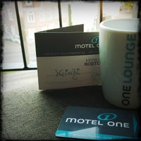 Photo taken at Motel One by Kriss L. on 9/9/2015