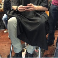 Photo taken at On The Mark Barbershop by Steve M. on 2/22/2015