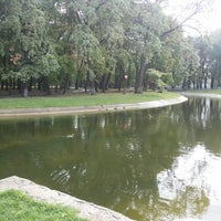 Photo taken at Озеро в парке Гагарина by Татьяна М. on 9/16/2016
