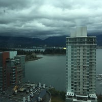 Photo taken at Vancouver Marriott Pinnacle Downtown Hotel by Gregg C. on 8/29/2015