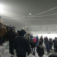 Photo taken at Стадион «Строитель» by Sam L. on 1/24/2019
