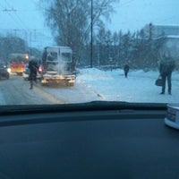 Photo taken at Остановка «Улица Книповича» by Sam L. on 2/18/2019