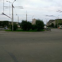 Photo taken at Остановка «Улица Лобова» (конечная) by Sam L. on 8/17/2016