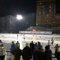 Photo taken at Стадион «Строитель» by Sam L. on 12/18/2018