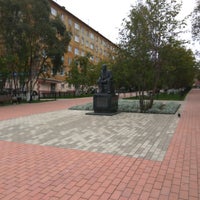 Photo taken at Памятник В.С. Пикулю by Sam L. on 8/17/2016