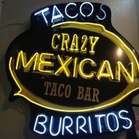 Photo taken at Crazy Mexican Taco Bar by Just C. on 6/1/2013