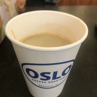Photo taken at Oslo Coffee Roasters by Georgiana M. on 7/27/2018