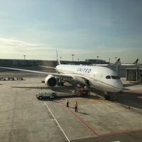 Photo taken at Gate F50 by Fabian D. on 4/17/2018