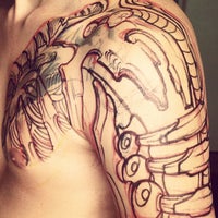 Photo taken at True Grit Tattoo Parlour by Caio J. on 12/1/2012