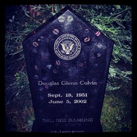 Photo taken at Dee Dee Ramone&amp;#39;s Grave by T.J. R. on 8/19/2013