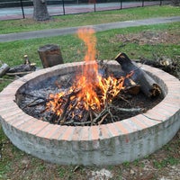 Photo taken at Seminary Fire Pit by Michael E. on 3/23/2016