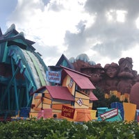 Photo taken at Dudley Do-Right&amp;#39;s Ripsaw Falls by Luna S. on 1/12/2020