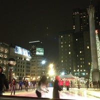 Photo taken at The Holiday Ice Rink at Embarcadero Center presented by Hawaiian Airlines by Christine T. on 1/4/2013