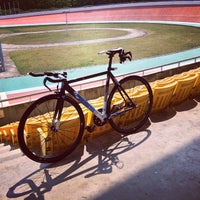 Photo taken at Cycling Track by pathom (pop) v. on 3/9/2014