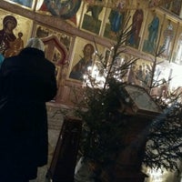 Photo taken at Церковь Крупецкой иконы Божией Матери by Masha V. on 1/6/2017