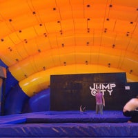 Photo taken at jump city by Maria S. on 3/21/2015
