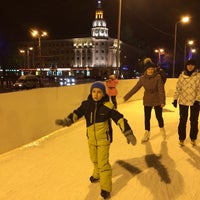 Photo taken at Каток на площади Ленина by Maria S. on 2/13/2014