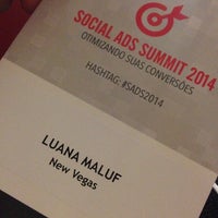 Photo taken at Social ADs Summit 2014 by Luana M. on 5/10/2014
