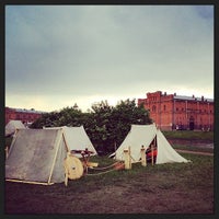 Photo taken at Фестиваль &amp;quot;Легенды норвежских викингов&amp;quot; by Jana L. on 5/25/2014