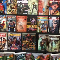 Photo taken at Mike&amp;#39;s Comics + Collectables by Rick P. on 7/9/2016
