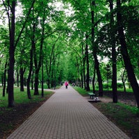 Photo taken at Kurenivskyi Park by Tinka on 5/5/2015