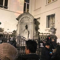 Photo taken at Manneken Pis by The Dil on 1/30/2017