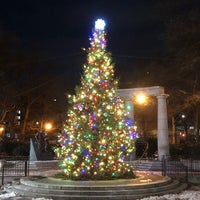Photo taken at Athens Square Park by Kenji F. on 12/24/2020