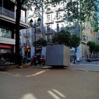 Photo taken at Plaça d&amp;#39;Adrià by Oscar Alex F. on 5/22/2014