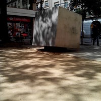 Photo taken at Plaça d&amp;#39;Adrià by Oscar Alex F. on 5/12/2014