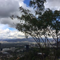 Photo taken at Mulholland Scenic Overlook by Karly on 11/1/2014
