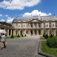 Photo taken at Jardin des Archives Nationales by Thomas W. on 7/3/2018