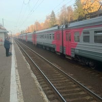 Photo taken at Ж/Д платформа 76 км by Олег Л. on 10/14/2018