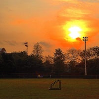 Photo taken at Soccer Field by Wisit P. on 3/3/2015